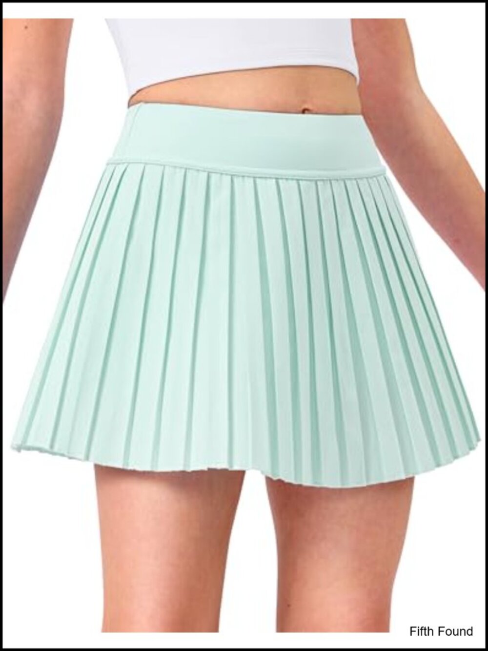 Girls Pleated Tennis Skort with Built-in Shorts & Pockets Athletic Skirt